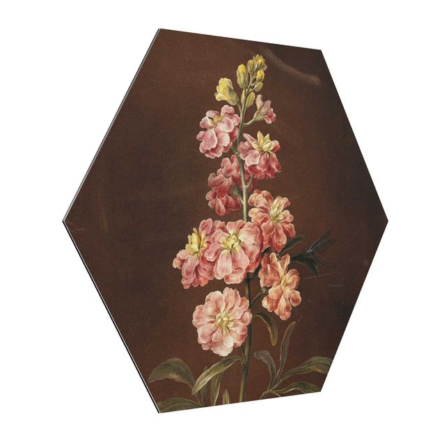 Quadri fiori Barbara Regina Dietzsch - Una violacciocca rosa chiaro