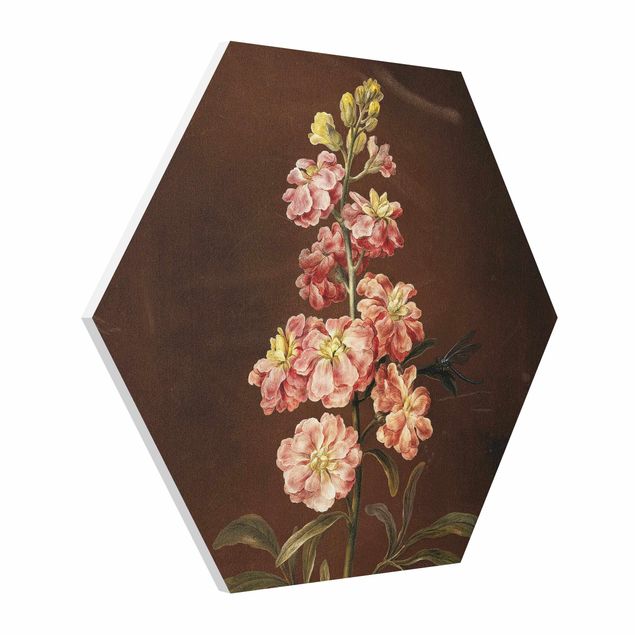 Quadri con fiori Barbara Regina Dietzsch - Una violacciocca rosa chiaro