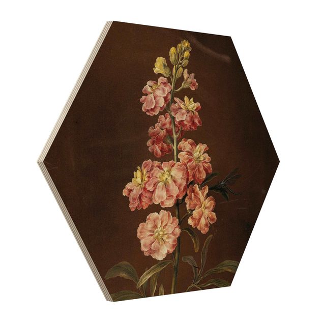 Quadri di fiori Barbara Regina Dietzsch - Una violacciocca rosa chiaro