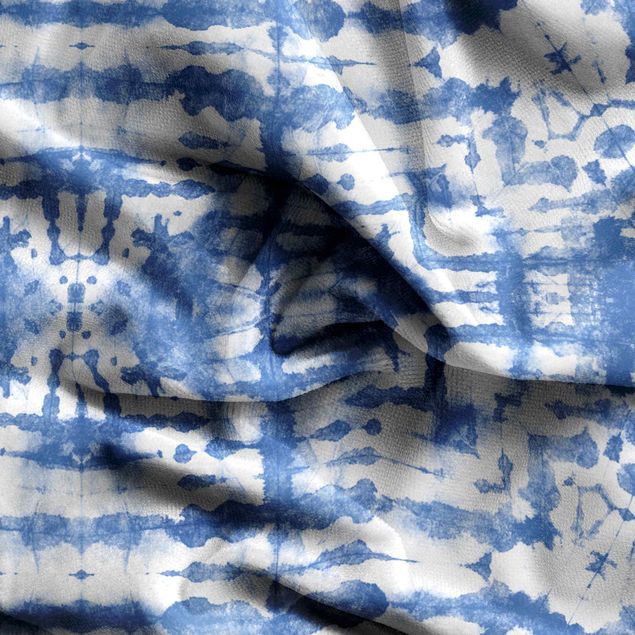 tende oscuranti Batik in bianco e blu