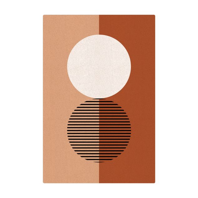 Tappetino di sughero - Bauhaus Ulma marrone - Formato verticale 2:3