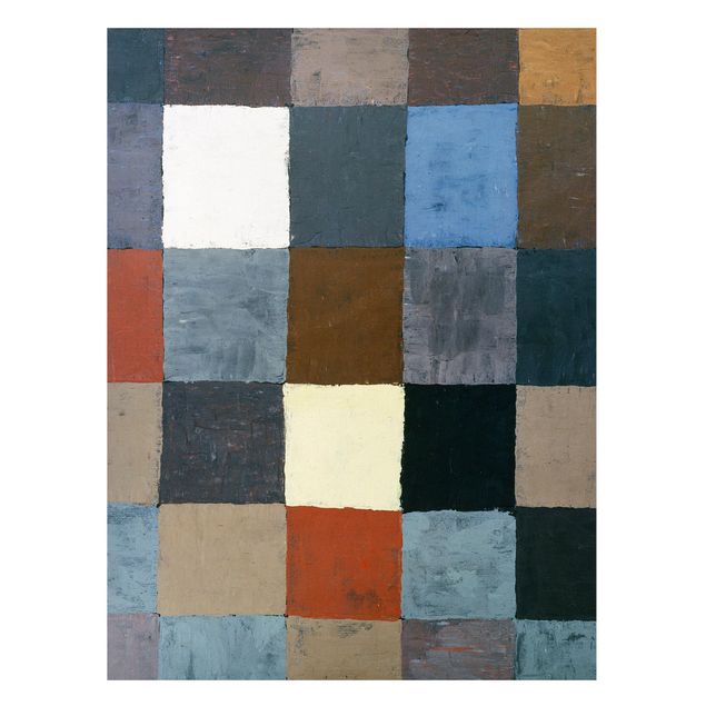 Stile artistico Paul Klee - Carta dei colori (su grigio)