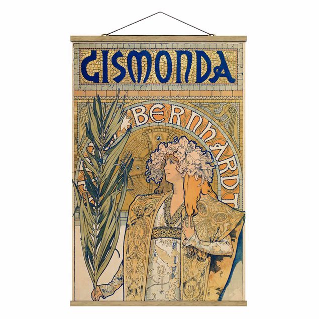 Quadri moderni   Alfons Mucha - Manifesto per l'opera teatrale Gismonda