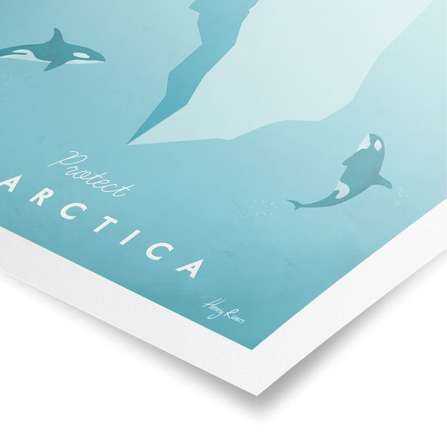 Poster spiaggia Poster di viaggio - Antartide