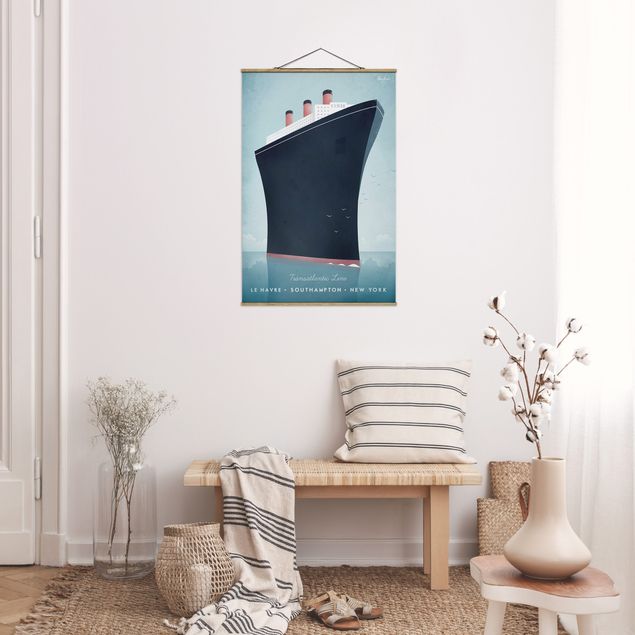 Quadro paesaggio Poster di viaggio - Nave da crociera