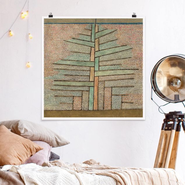 Quadri con paesaggio Paul Klee - Pino