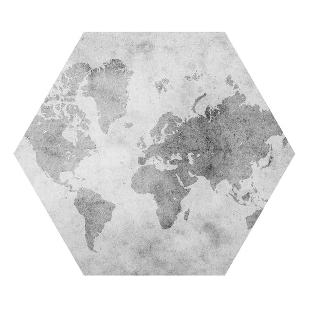 Stampe forex Mappa del mondo vintage II