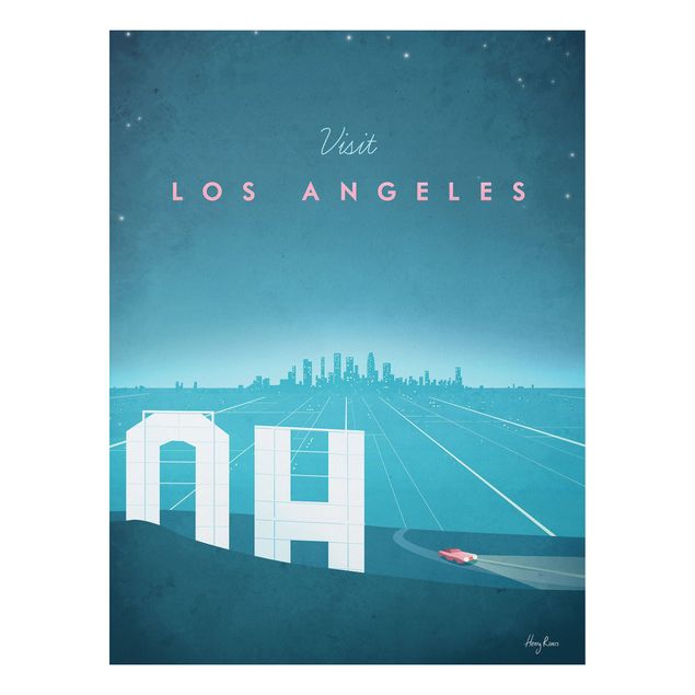 Riproduzioni quadri famosi Poster di viaggio - Los Angeles