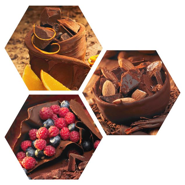Esagono in forex - Cioccolato con frutta e mandorle