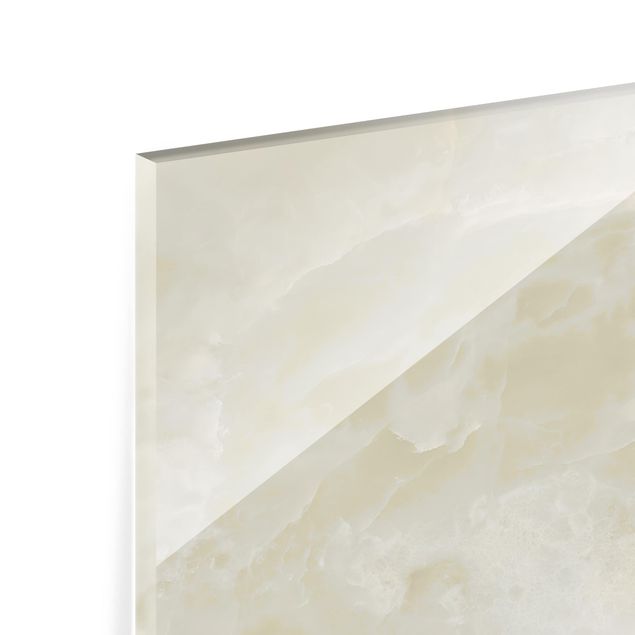 Paraschizzi in vetro - Onyx Marble Cream