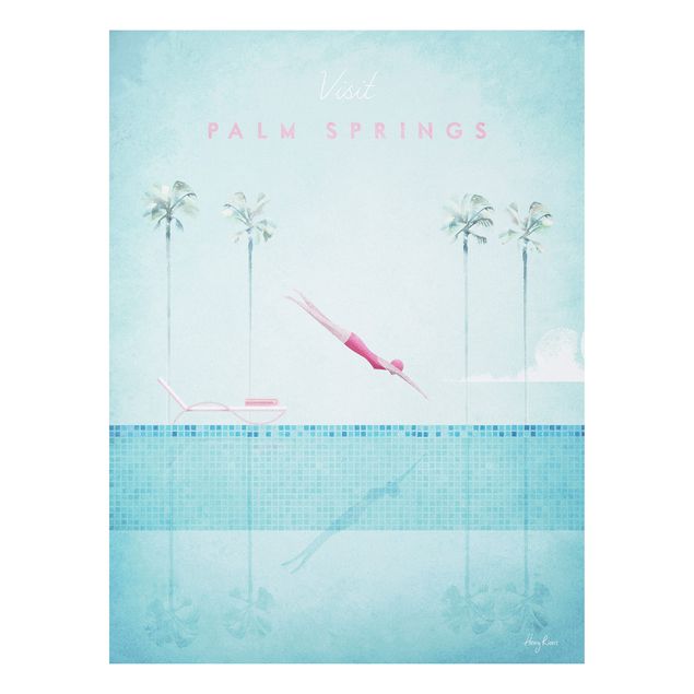Riproduzione quadri famosi Poster di viaggio - Palm Springs