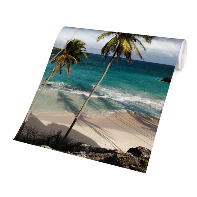 Carte da parati con costa Spiaggia di Barbados