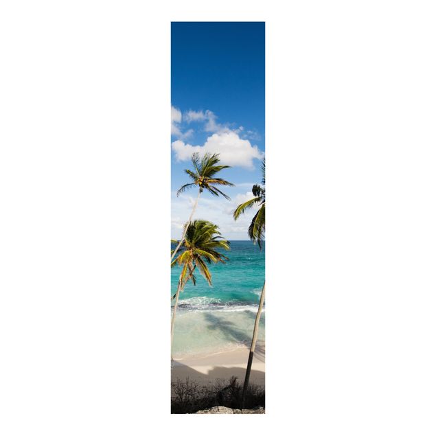 Tende a pannello scorrevoli con fiori Spiaggia di Barbados