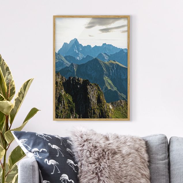 Quadri paesaggistici Montagne sulle Lofoten