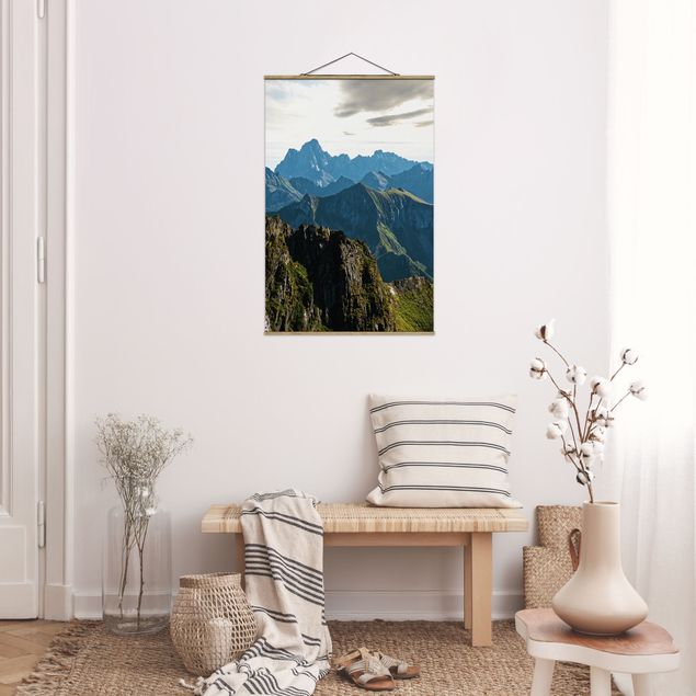 Quadro montagna Montagne sulle Lofoten