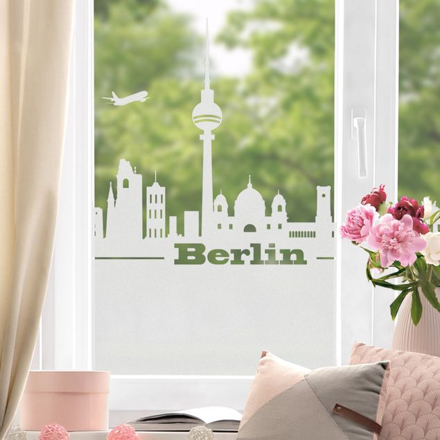 Pellicola per vetri Bordo dello skyline di Berlino
