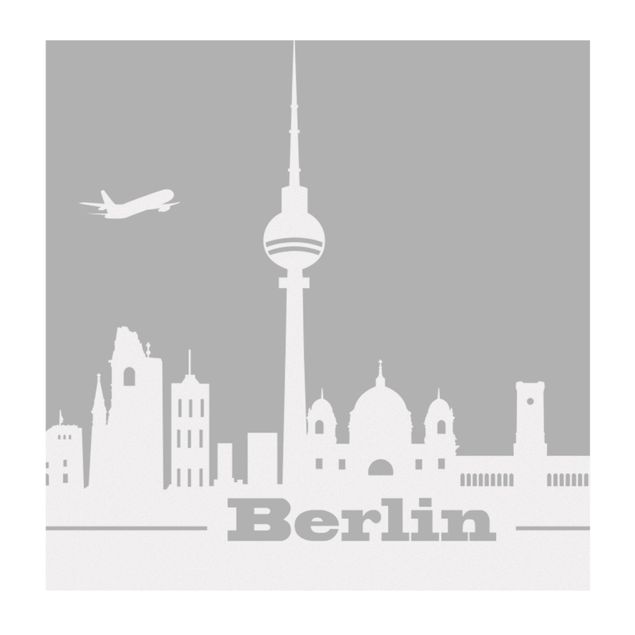 Pellicole per vetri - Bordo dello skyline di Berlino