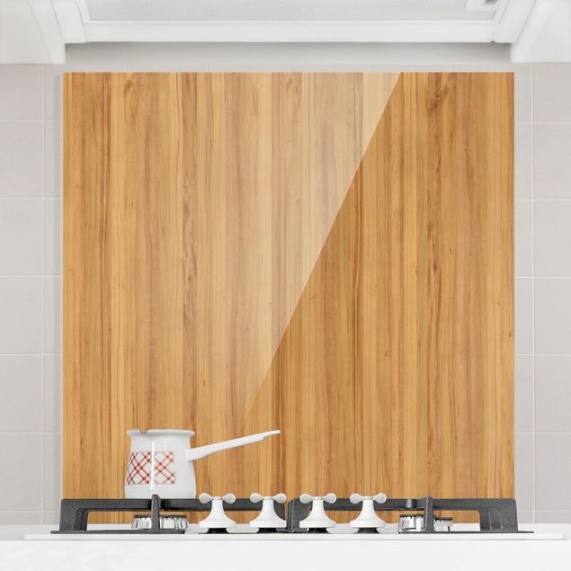 Piastrelle paraschizzi cucina moderna  Piastrelle a mosaico Imitazione di legno di abete bianco
