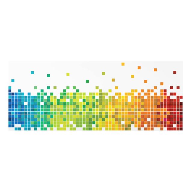 Paraschizzi cucina Pixel arcobaleno
