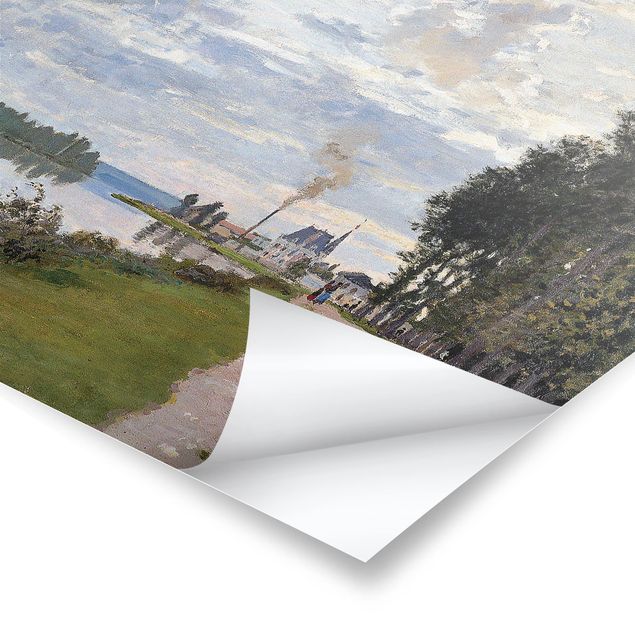 Quadri sulla natura Claude Monet - Il lungomare di Argenteuil