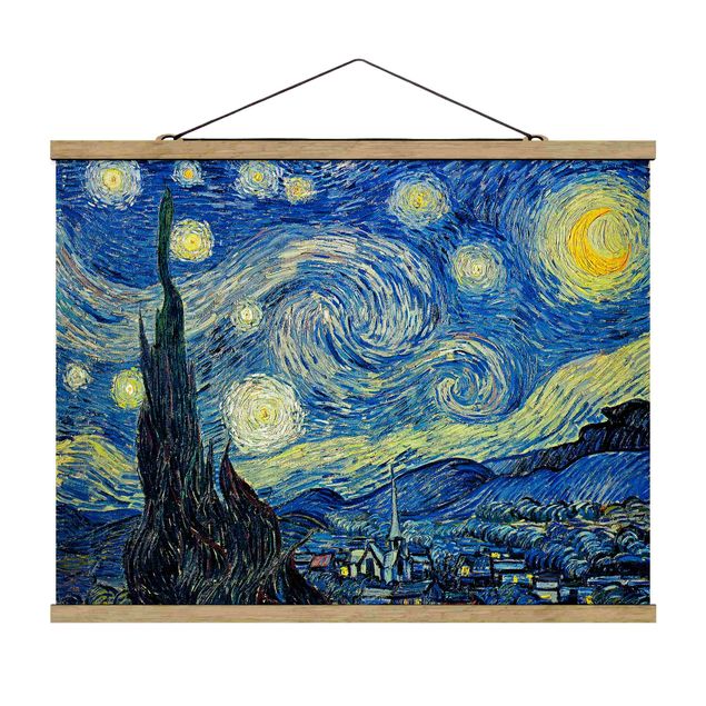 Stampe quadri famosi Vincent Van Gogh - La notte stellata