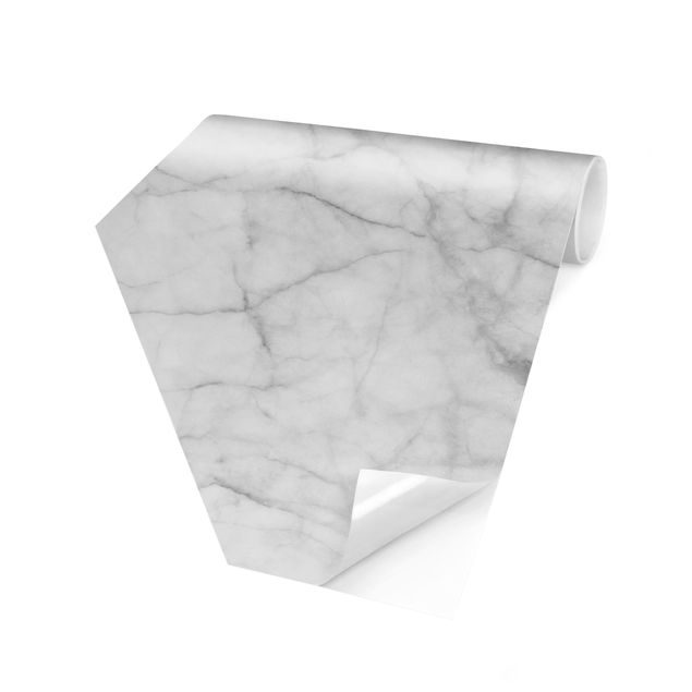 Carte da parati moderne Bianco Carrara