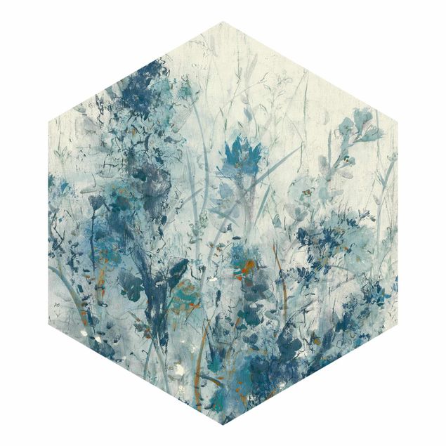 carta da parete Prato blu di primavera I