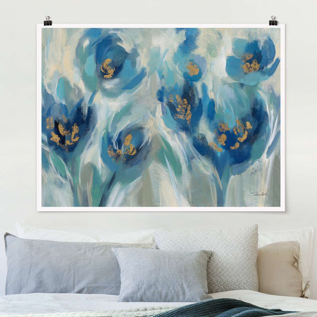 Quadri moderni   Fiaba blu con fiori