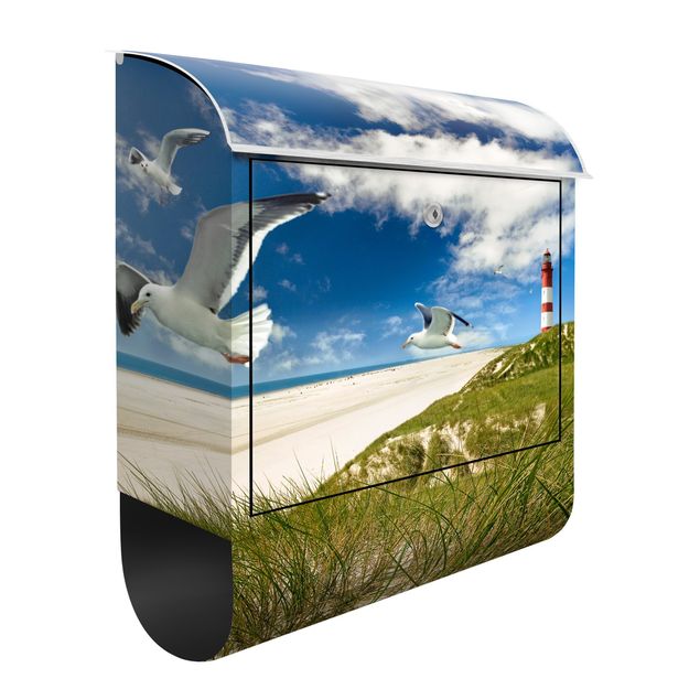 Cassette della posta con paesaggio Brezza delle dune