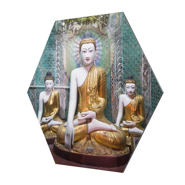 Stampa su alluminio Statue di Buddha