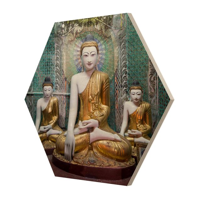 Stampe su legno Statue di Buddha