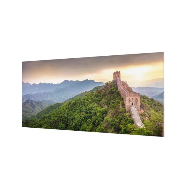 Paraschizzi in vetro - La muraglia cinese infinita - Formato orizzontale 2:1