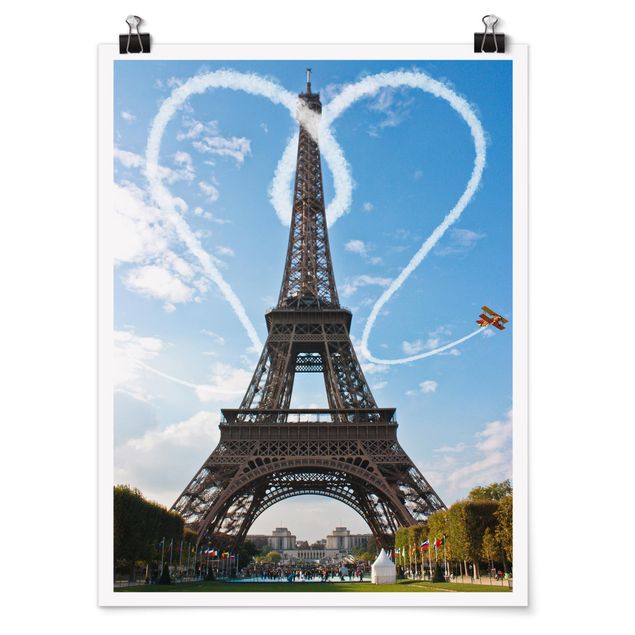 Quadri città Parigi - Città dell'amore