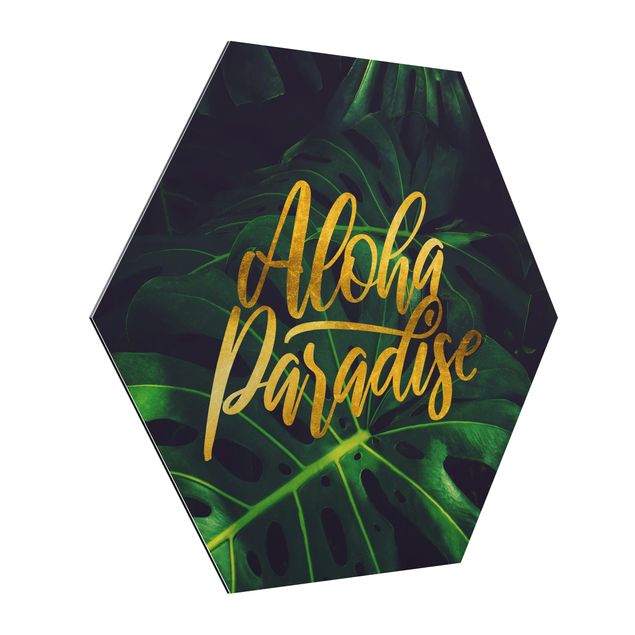 Quadri con frasi celebri Giungla - Paradiso Aloha