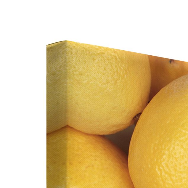 Stampa su tela 3 parti - Juicy Lemons - Trittico