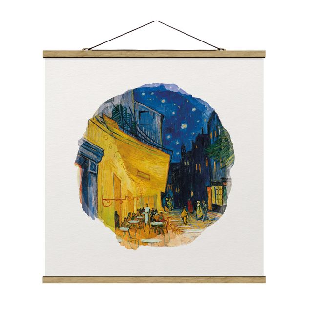 Stampe quadri famosi Acquerelli - Vincent Van Gogh - Terrazza del caffè ad Arles