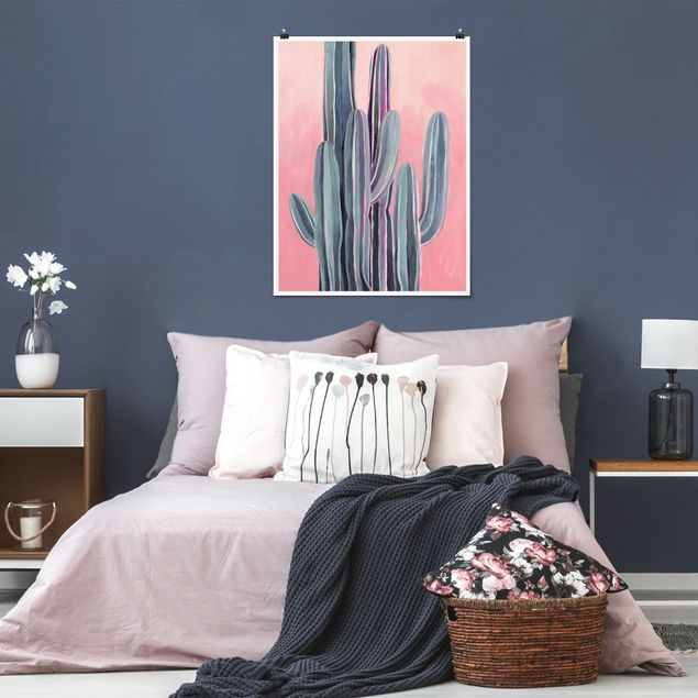 Quadri di fiori Cactus in rosa II