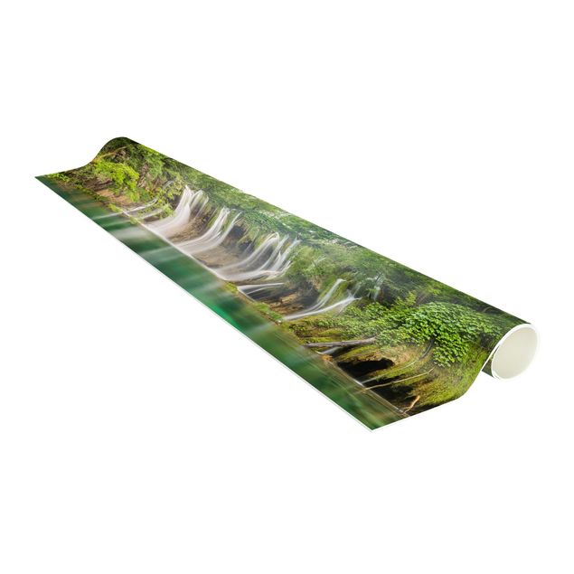 tappeto verde Cascata dei laghi di Plitvice
