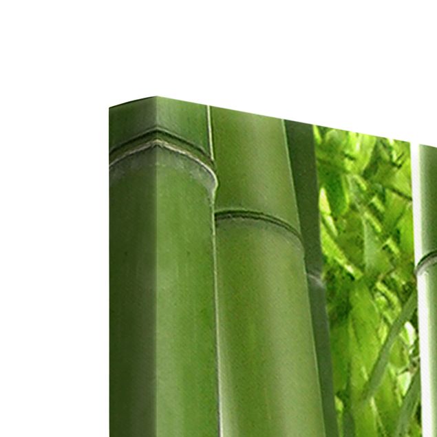 Quadri su tela componibili Alberi di bambù