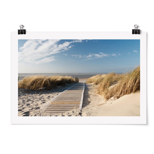 Poster con spiaggia Spiaggia del Mar Baltico
