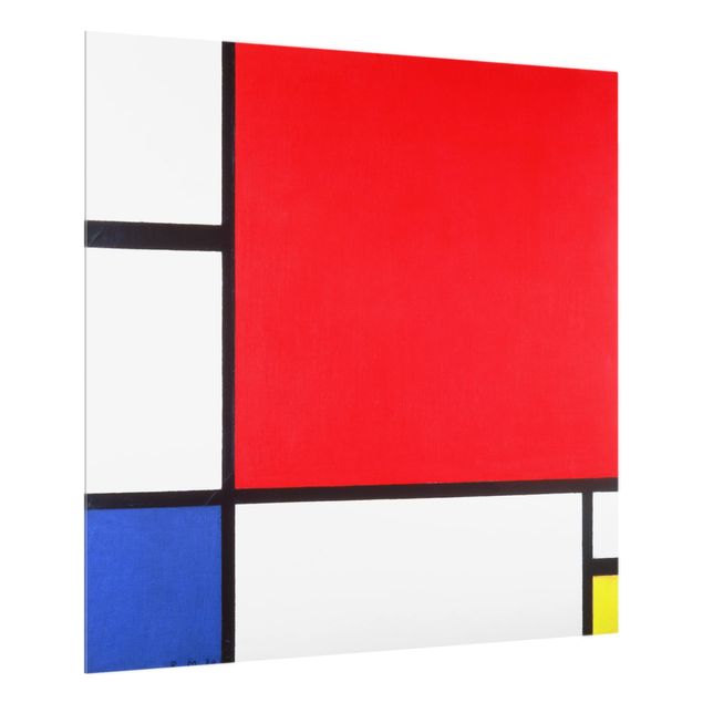 Impressionismo quadri Piet Mondrian - Composizione con rosso, blu e giallo