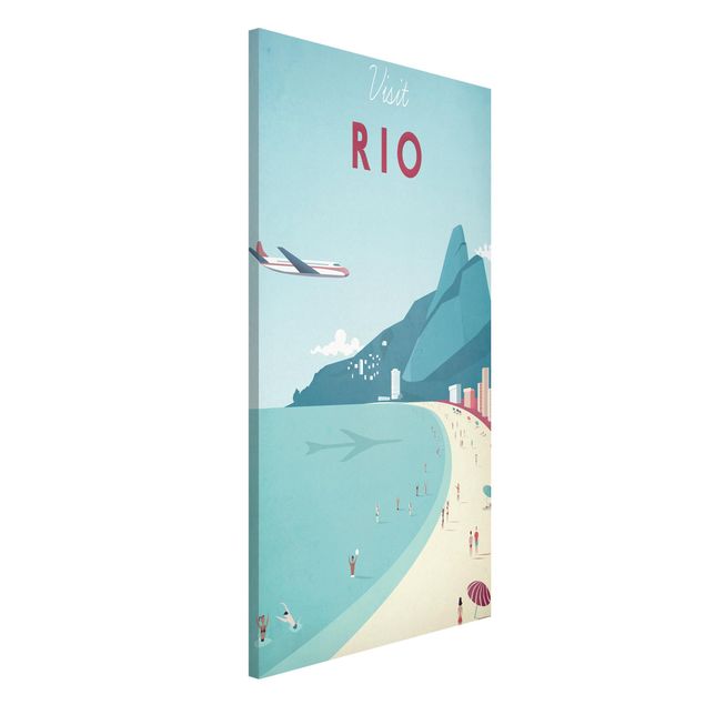 Lavagne magnetiche con spiaggia Poster di viaggio - Rio De Janeiro