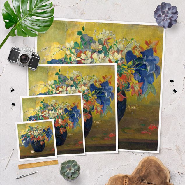 Quadri moderni colorati Paul Gauguin - Fiori in un vaso