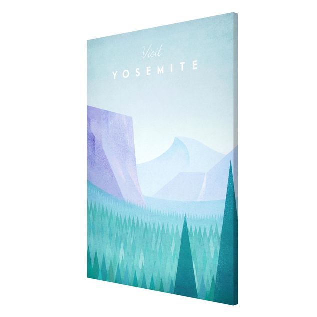 Quadro montagna Poster di viaggio - Parco Yosemite