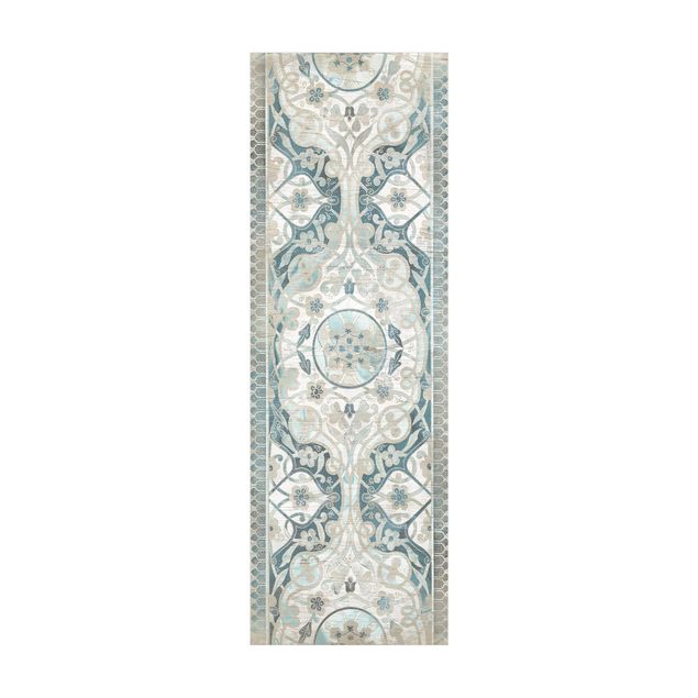 tappeto bagno bianco Pannelli in legno Persiano Vintage I
