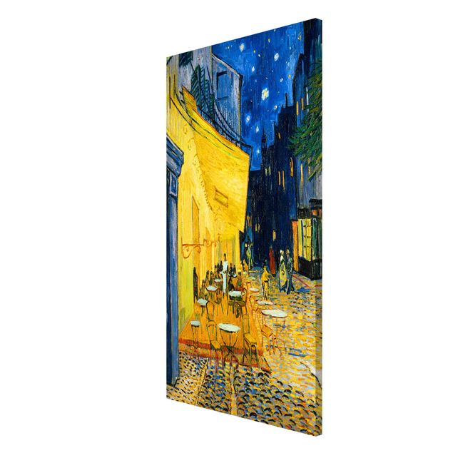 Quadro post impressionista Vincent van Gogh - Terrazza di un caffè di notte