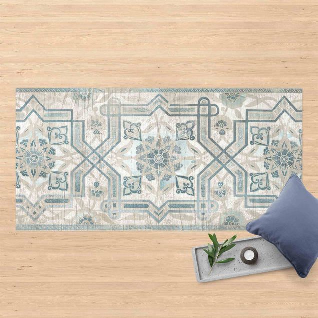 tappeto terrazzo Pannelli in legno Persiano Vintage III