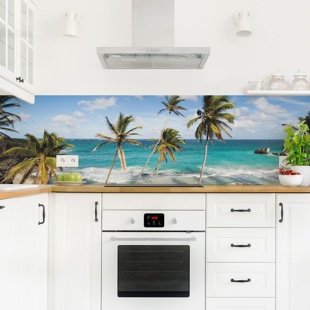 Rivestimenti per cucina con paesaggio Spiaggia di Barbados
