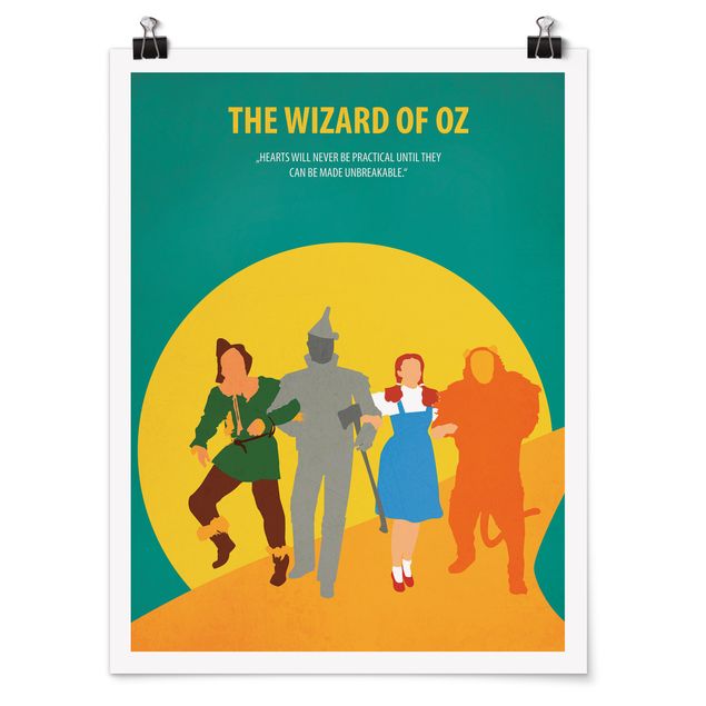 Poster di quadri famosi Locandina film Il mago di Oz