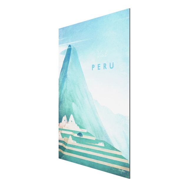 Quadri stile vintage Poster di viaggio - Perù